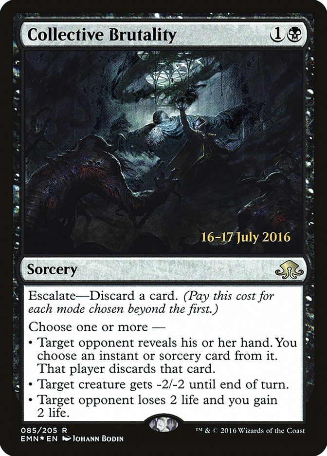 Collective Brutality [Eldritch Moon Prerelease Promos] | Clutch Gaming