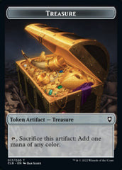 Treasure // Goat Double-Sided Token [Commander Legends: Battle for Baldur's Gate Tokens] | Clutch Gaming