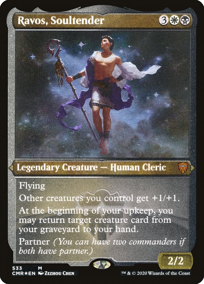 Ravos, Soultender (Etched) [Commander Legends] | Clutch Gaming