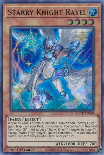 Starry Knight Rayel [GFTP-EN028] Ultra Rare | Clutch Gaming