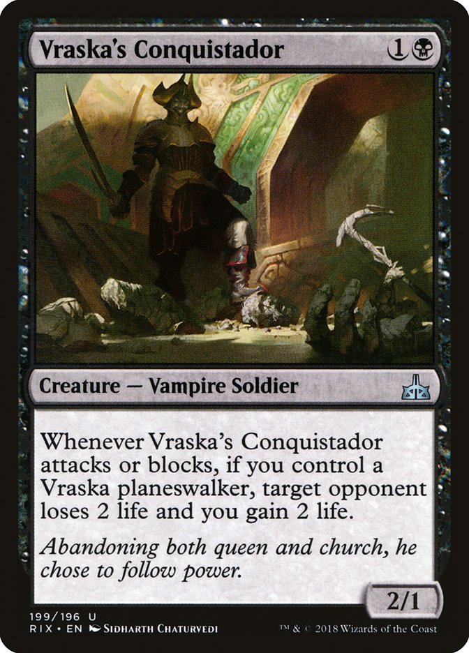 Vraska's Conquistador [Rivals of Ixalan] | Clutch Gaming