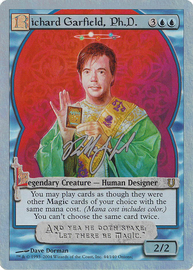 Richard Garfield, Ph.D. (Alternate Foil) [Unhinged] | Clutch Gaming