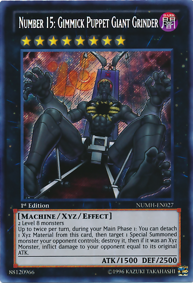 Number 15: Gimmick Puppet Giant Grinder [NUMH-EN027] Secret Rare | Clutch Gaming