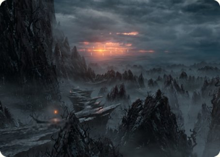 Sundown Pass Art Card [Innistrad: Crimson Vow Art Series] | Clutch Gaming