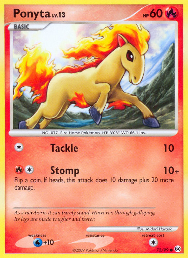 Ponyta (72/99) [Platinum: Arceus] | Clutch Gaming