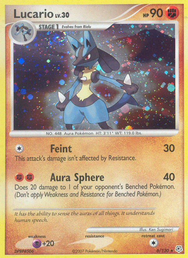 Lucario (6/130) [Diamond & Pearl: Base Set] | Clutch Gaming