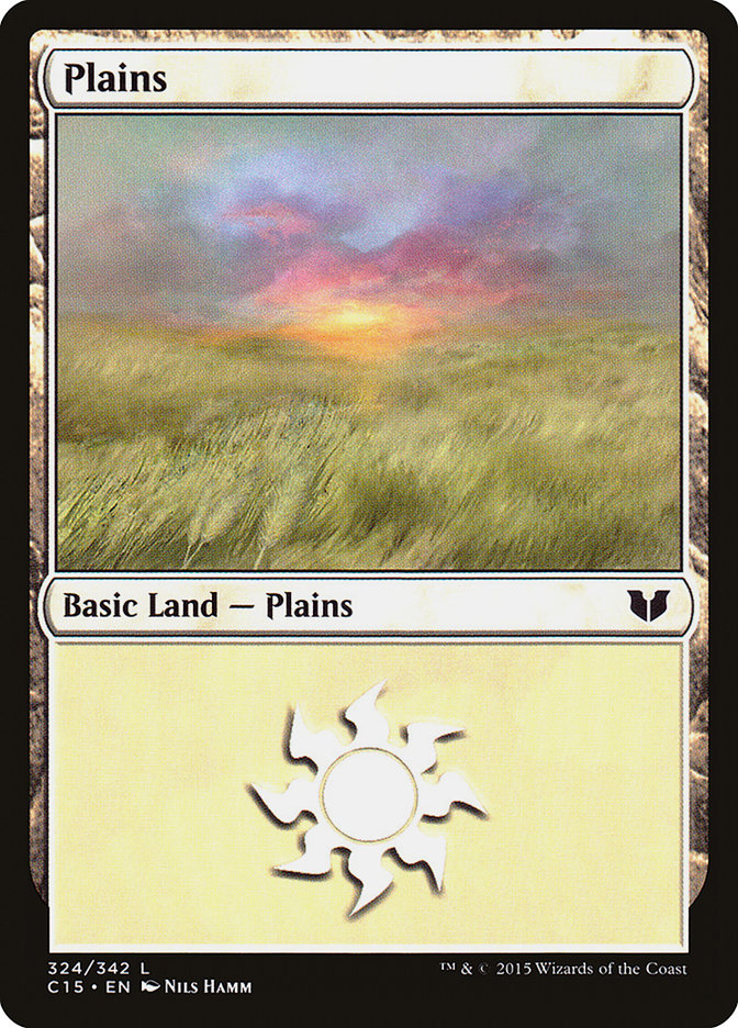 Plains (324) [Commander 2015] | Clutch Gaming