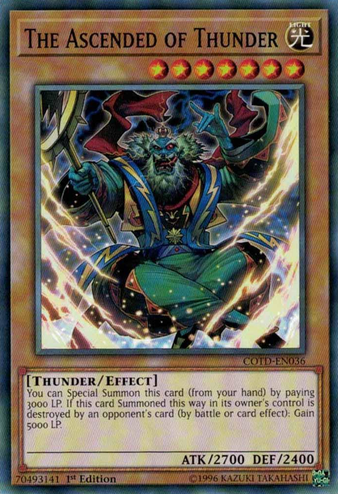 The Ascended of Thunder [COTD-EN036] Short Print | Clutch Gaming