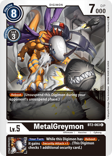 MetalGreymon [BT2-063] [Release Special Booster Ver.1.0] | Clutch Gaming