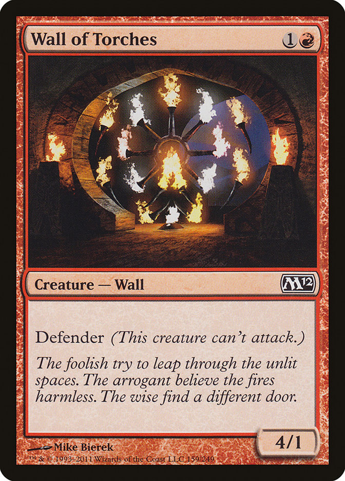 Wall of Torches [Magic 2012] | Clutch Gaming