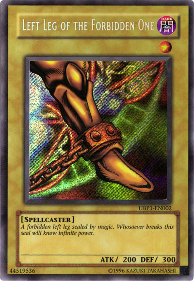 Left Leg of the Forbidden One [UBP1-EN002] Secret Rare | Clutch Gaming