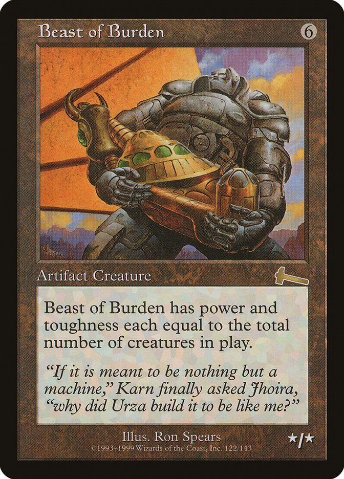 Beast of Burden [Urza's Legacy] | Clutch Gaming