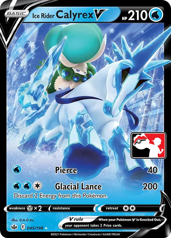 Ice Rider Calyrex V (045/198) [Prize Pack Series One] | Clutch Gaming