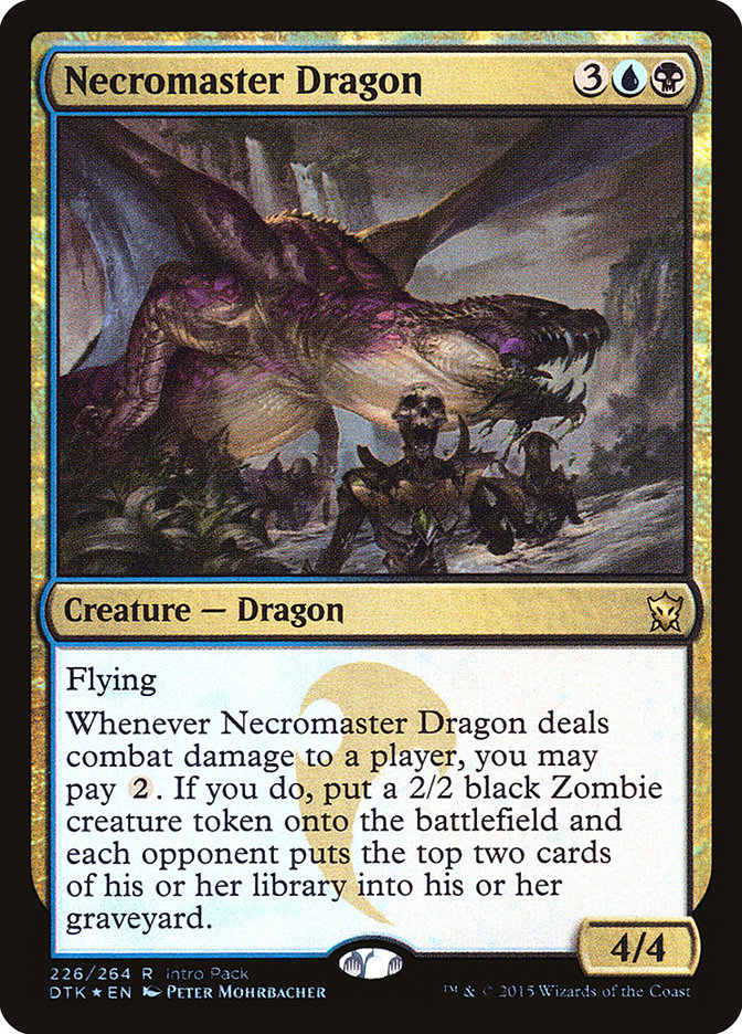 Necromaster Dragon (Intro Pack) [Dragons of Tarkir Promos] | Clutch Gaming