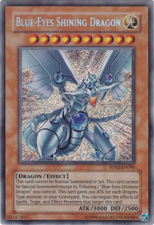 Blue-Eyes Shining Dragon [RP02-EN096] Secret Rare | Clutch Gaming