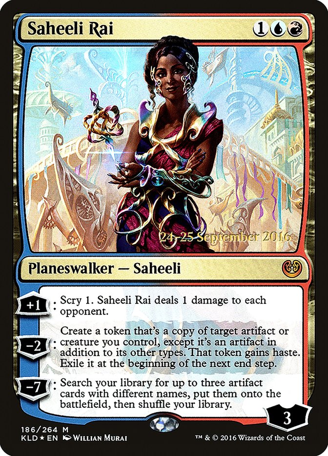 Saheeli Rai [Kaladesh Prerelease Promos] | Clutch Gaming