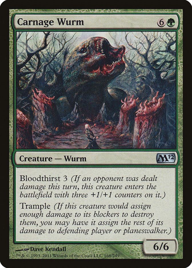 Carnage Wurm [Magic 2012] | Clutch Gaming