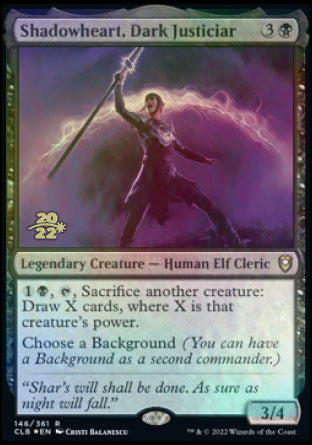 Shadowheart, Dark Justiciar [Commander Legends: Battle for Baldur's Gate Prerelease Promos] | Clutch Gaming