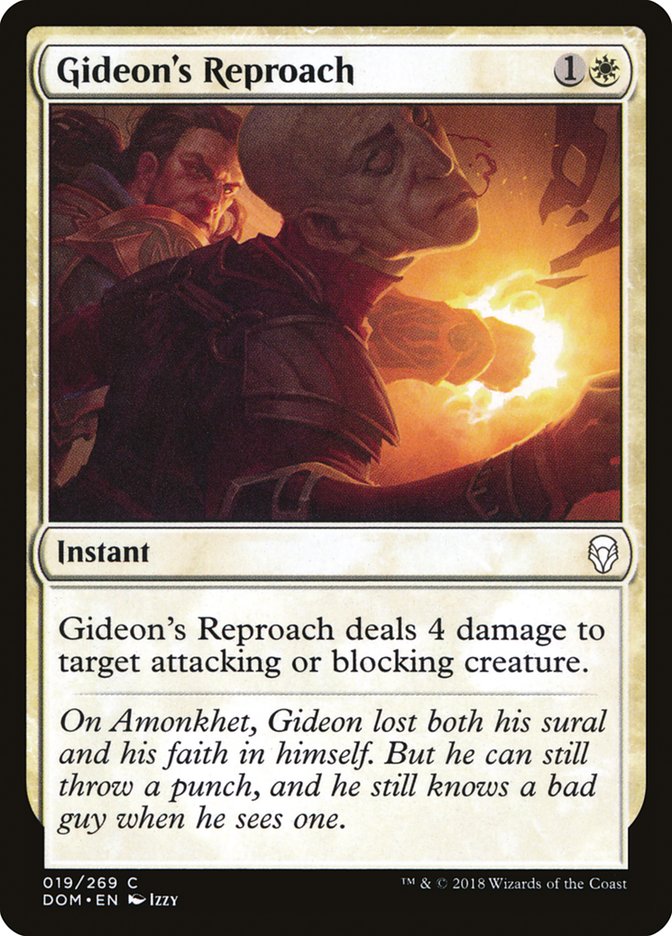 Gideon's Reproach [Dominaria] | Clutch Gaming