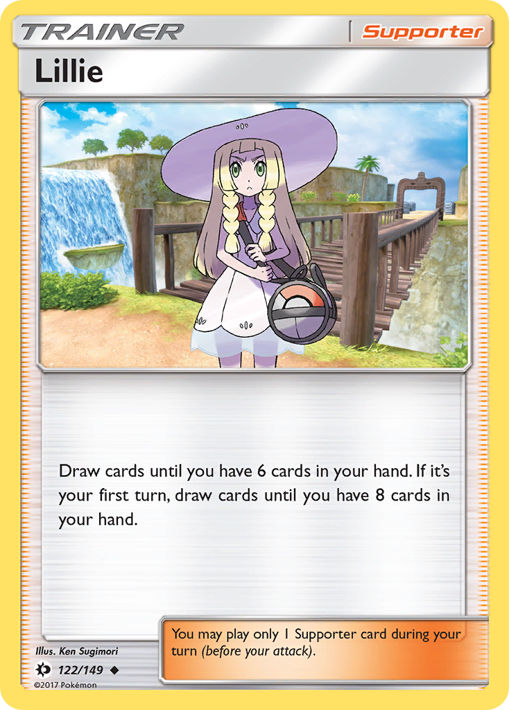 Lillie (122/149) [Sun & Moon: Base Set] | Clutch Gaming