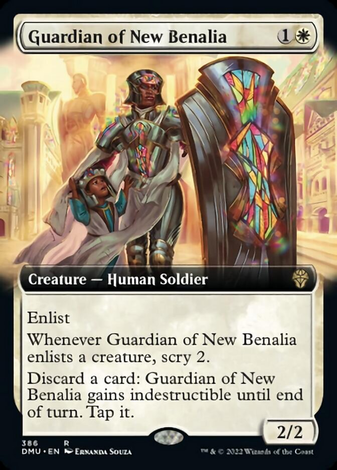 Guardian of New Benalia (Extended Art) [Dominaria United] | Clutch Gaming