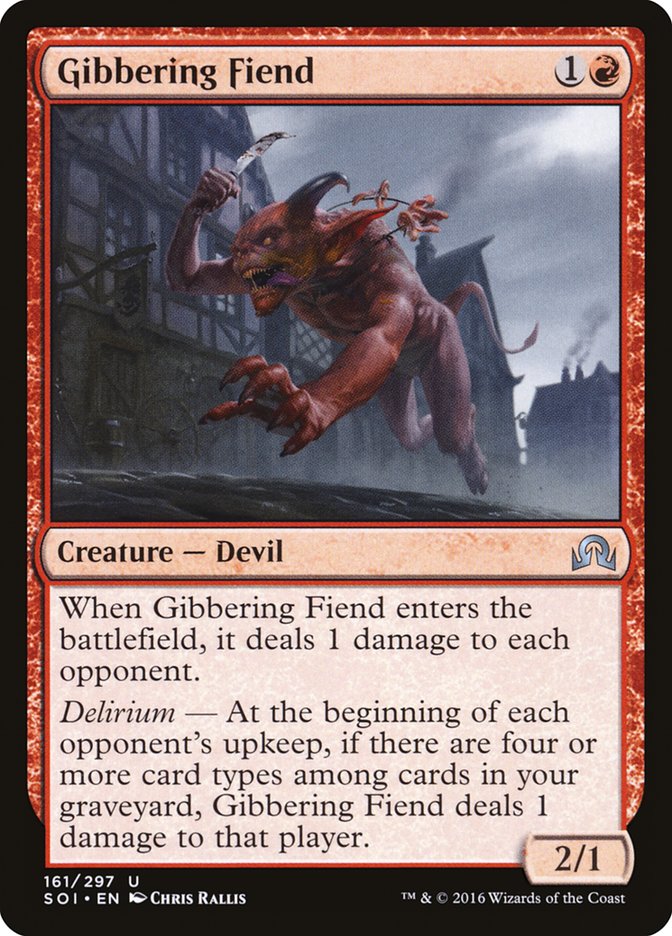 Gibbering Fiend [Shadows over Innistrad] | Clutch Gaming