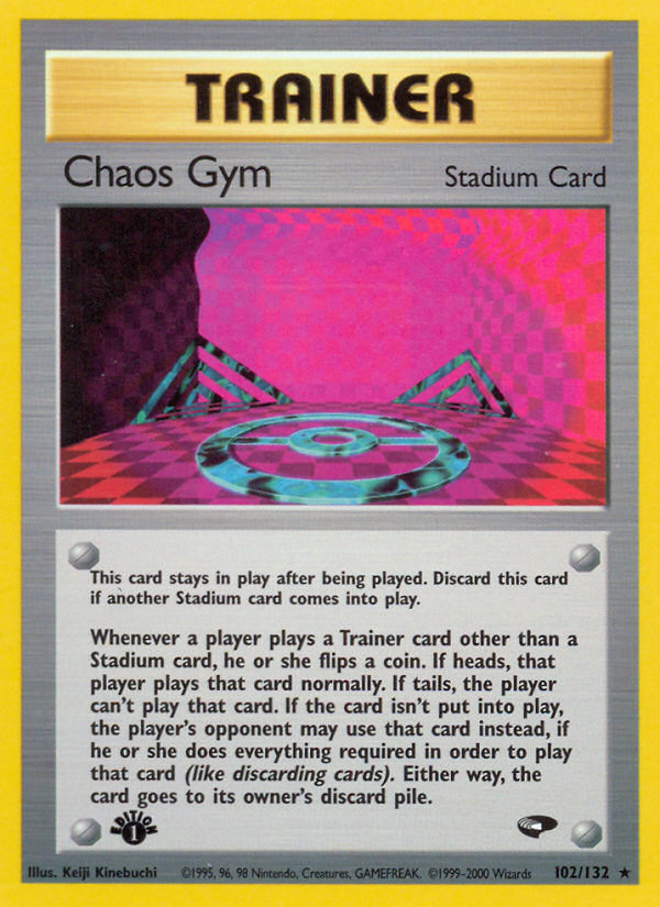 Chaos Gym (102/132) [Gym Challenge 1st Edition] | Clutch Gaming