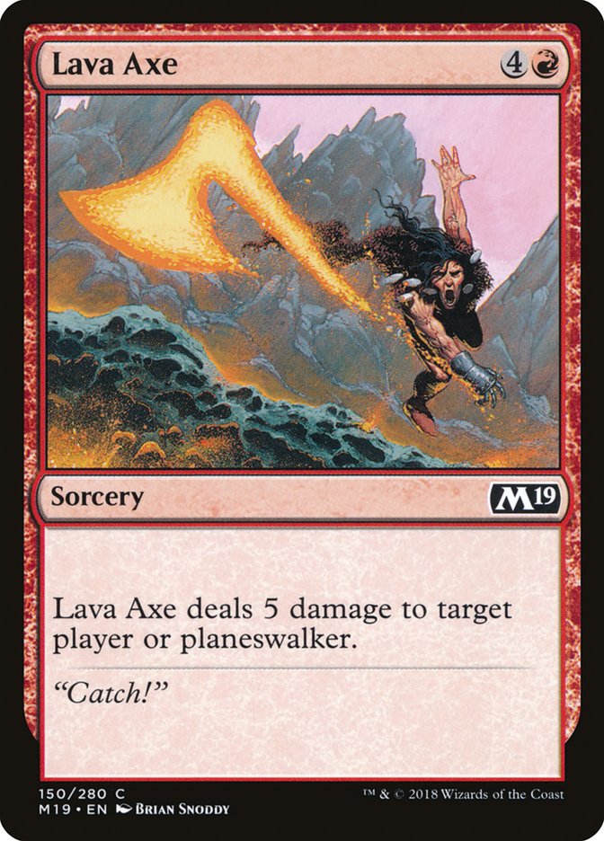 Lava Axe [Core Set 2019] | Clutch Gaming