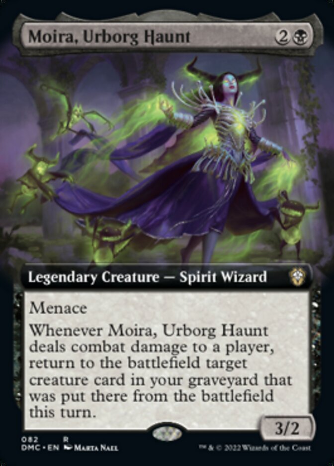 Moira, Urborg Haunt (Extended Art) [Dominaria United Commander] | Clutch Gaming