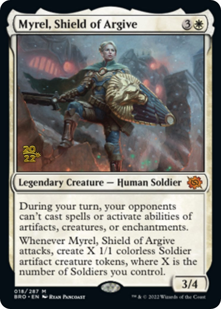 Myrel, Shield of Argive [The Brothers' War Prerelease Promos] | Clutch Gaming