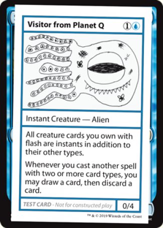 Visitor from Planet Q (2021 Edition) [Mystery Booster Playtest Cards] | Clutch Gaming