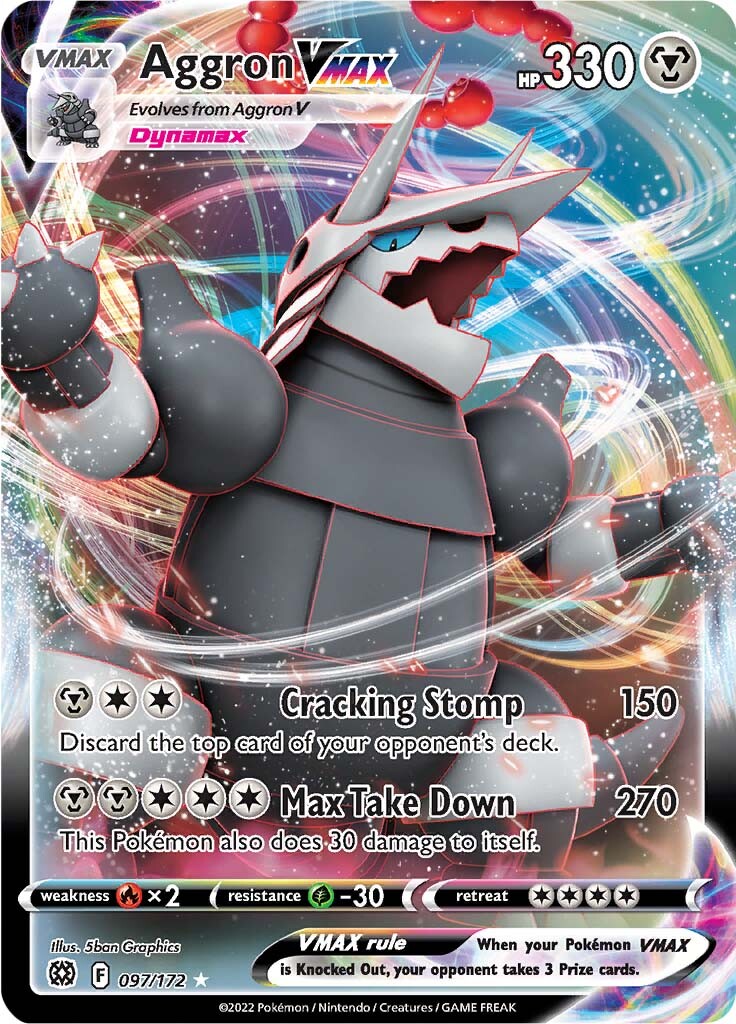 Aggron VMAX (097/172) [Sword & Shield: Brilliant Stars] | Clutch Gaming