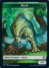 Beast (011) // Insect Double-Sided Token [Commander 2021 Tokens] | Clutch Gaming