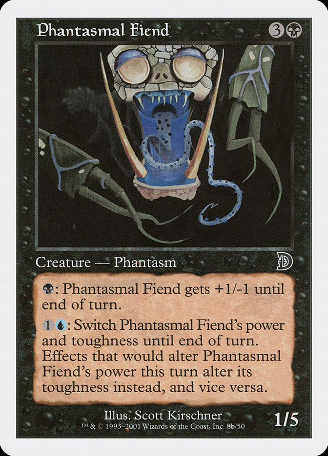 Phantasmal Fiend (Black Background) [Deckmasters] | Clutch Gaming