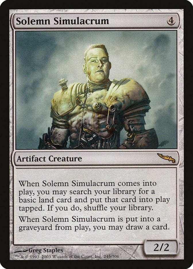 Solemn Simulacrum [Mirrodin] | Clutch Gaming