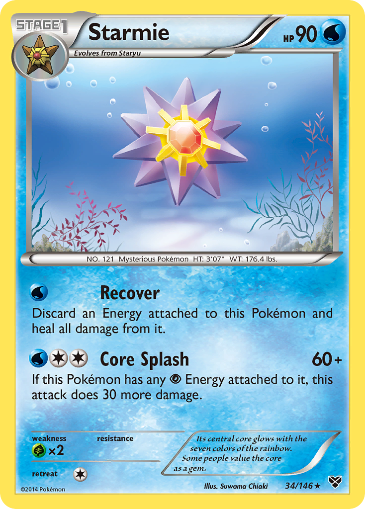 Starmie (34/146) [XY: Base Set] | Clutch Gaming