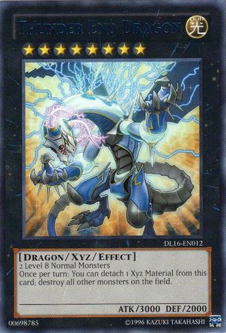 Thunder End Dragon (Blue) [DL16-EN012] Rare | Clutch Gaming