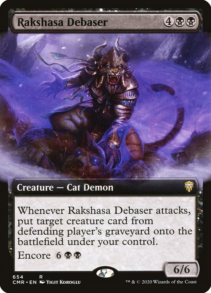 Rakshasa Debaser (Extended Art) [Commander Legends] | Clutch Gaming