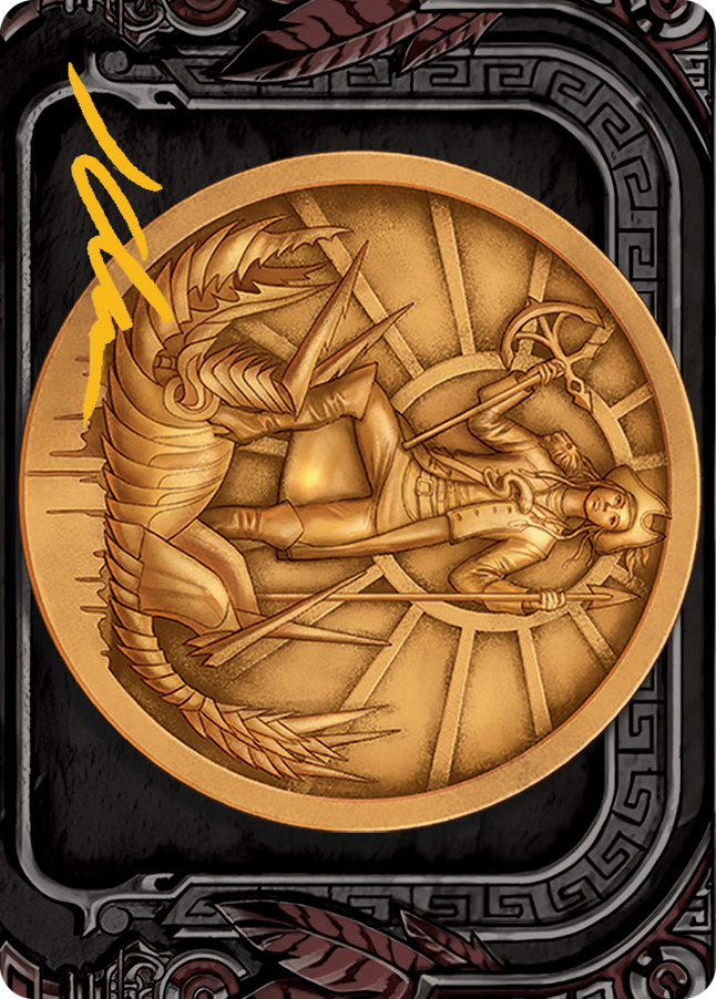Captain Lannery Storm Art Card (Gold-Stamped Signature) [March of the Machine Art Series] | Clutch Gaming