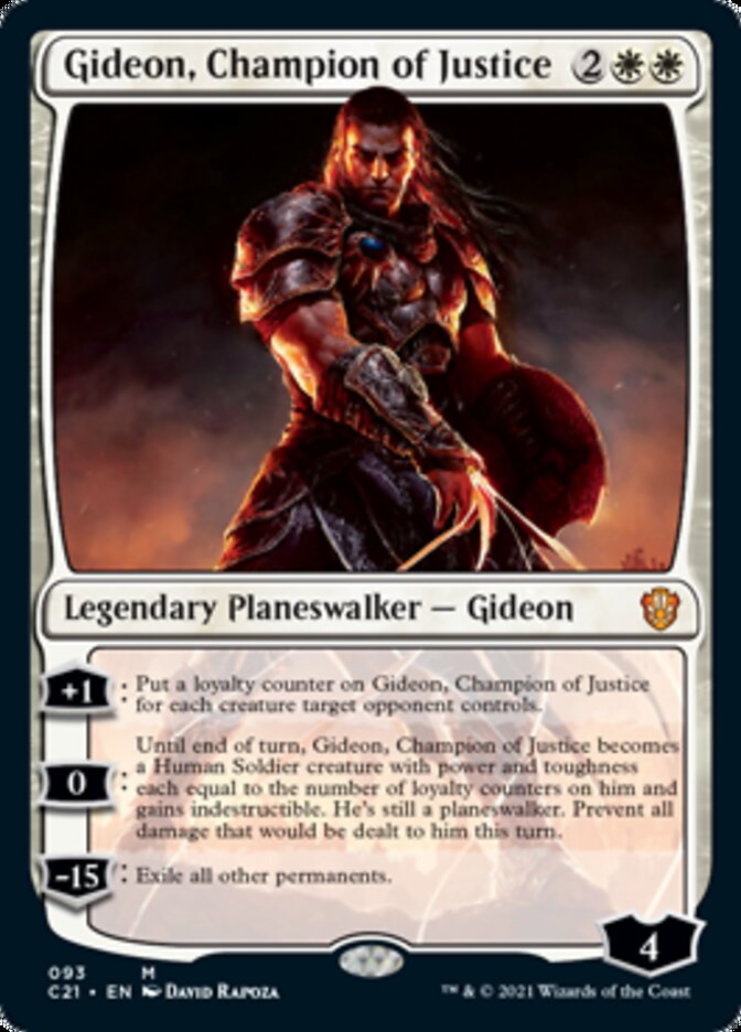 Gideon, Champion of Justice [Commander 2021] | Clutch Gaming