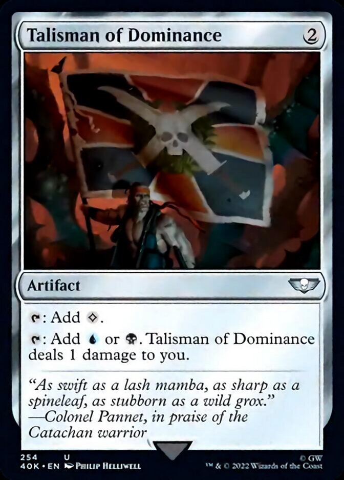 Talisman of Dominance (254) (Surge Foil) [Warhammer 40,000] | Clutch Gaming