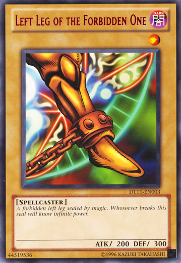 Left Leg of the Forbidden One (Red) [DL11-EN003] Rare | Clutch Gaming