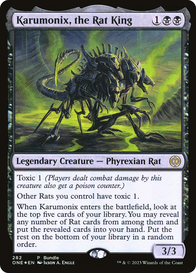 Karumonix, the Rat King (Bundle) [Phyrexia: All Will Be One] | Clutch Gaming