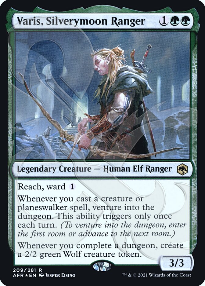 Varis, Silverymoon Ranger (Ampersand Promo) [Dungeons & Dragons: Adventures in the Forgotten Realms Promos] | Clutch Gaming