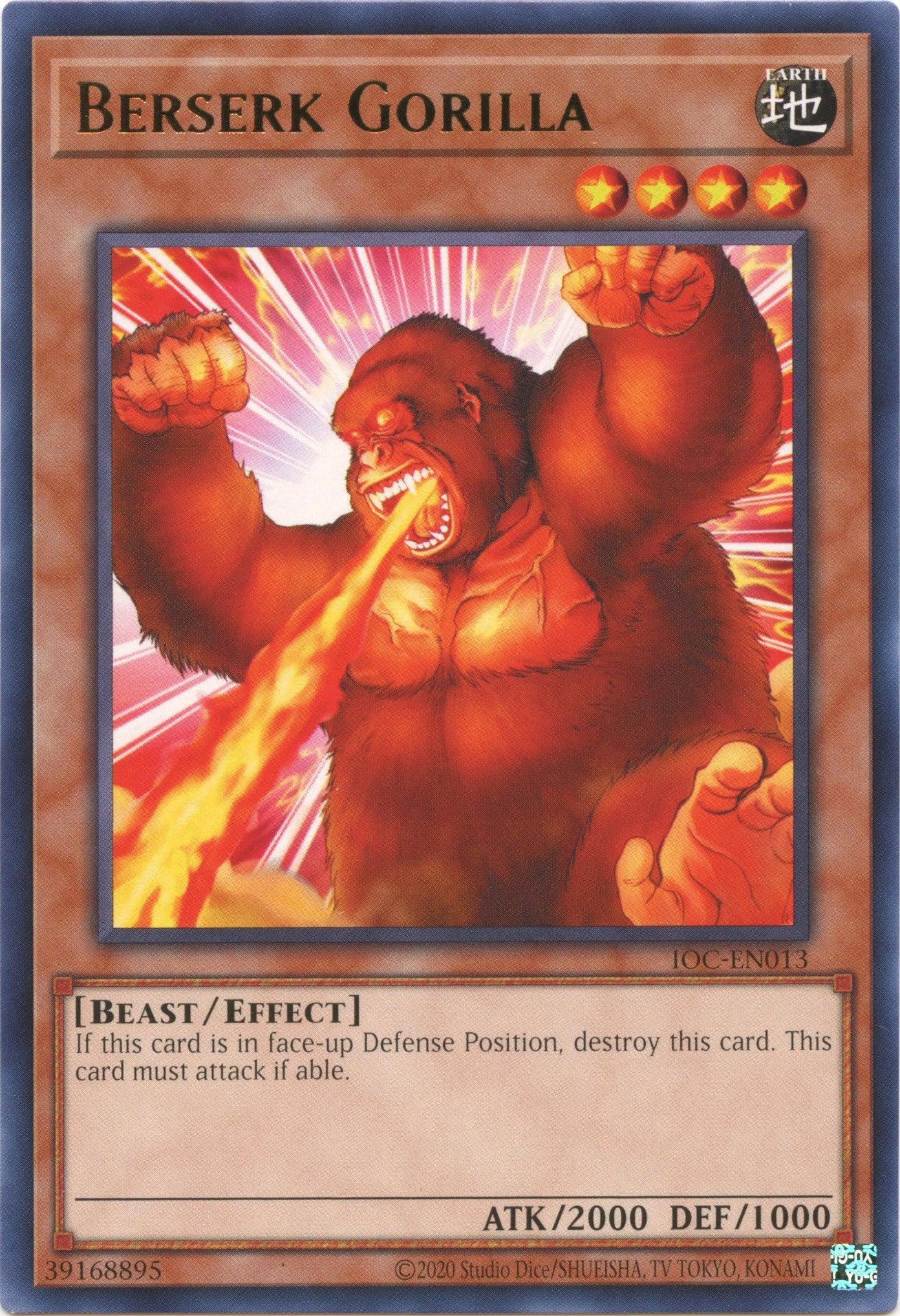 Berserk Gorilla (25th Anniversary) [IOC-EN013] Rare | Clutch Gaming