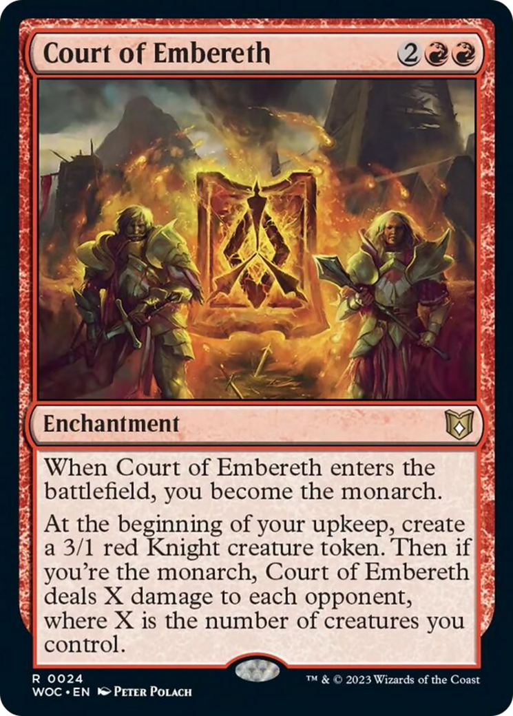 Court of Embereth [Wilds of Eldraine Commander] | Clutch Gaming