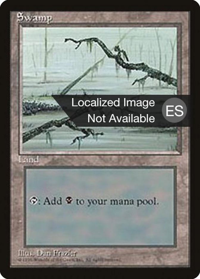 Swamp (C) [Fourth Edition (Foreign Black Border)] | Clutch Gaming