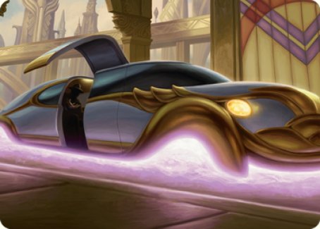 Mysterious Limousine Art Card [Streets of New Capenna Art Series] | Clutch Gaming