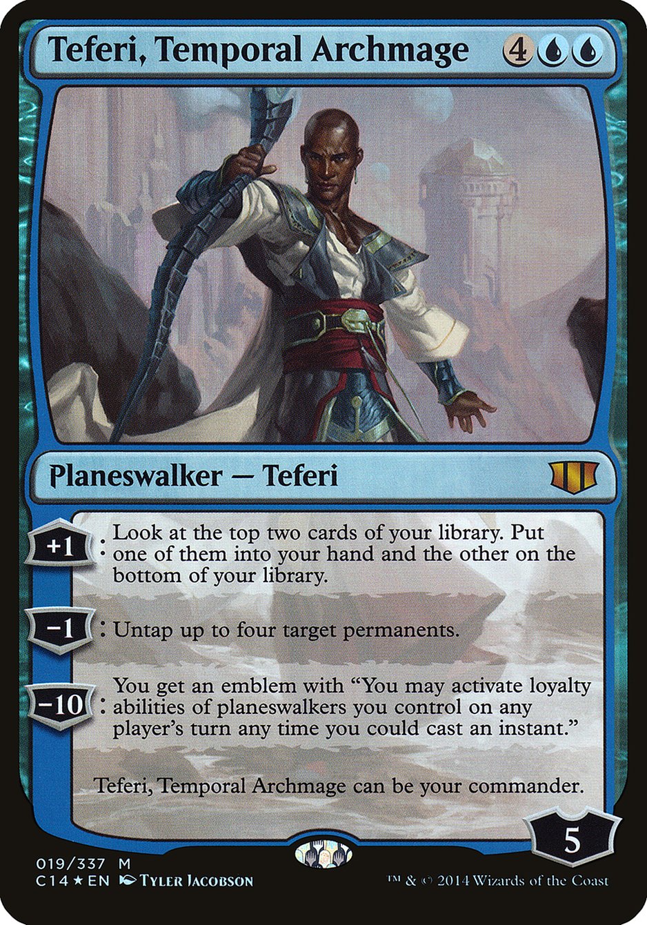 Teferi, Temporal Archmage (Oversized) [Commander 2014 Oversized] | Clutch Gaming