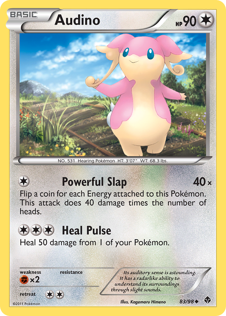 Audino (83/98) [Black & White: Emerging Powers] | Clutch Gaming